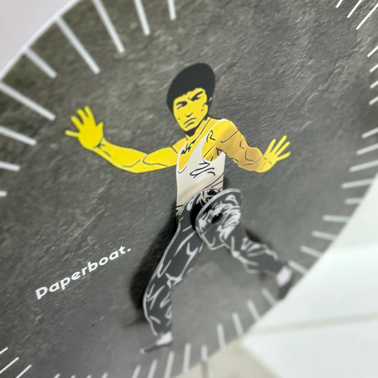 Bruce Lee Motion Clock