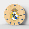 Real Madrid logo Wooden Clock