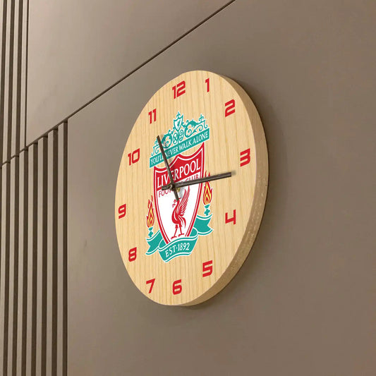 Liverpool F.C. logo Wooden Clock
