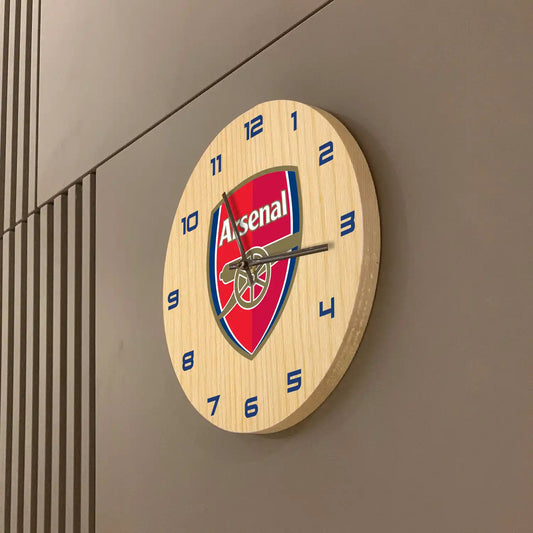 Arsenal F.C. logo Wooden Clock