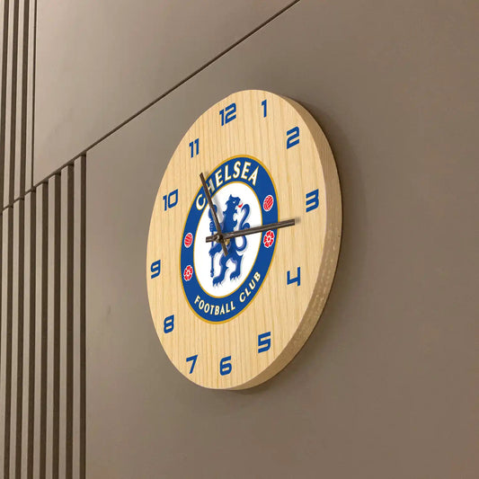 Chelsea F.C. logo Wooden Clock
