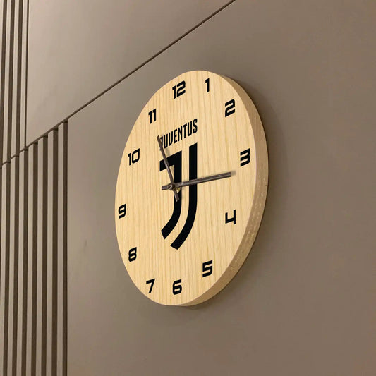 Juventus F.C. logo Wooden Clock
