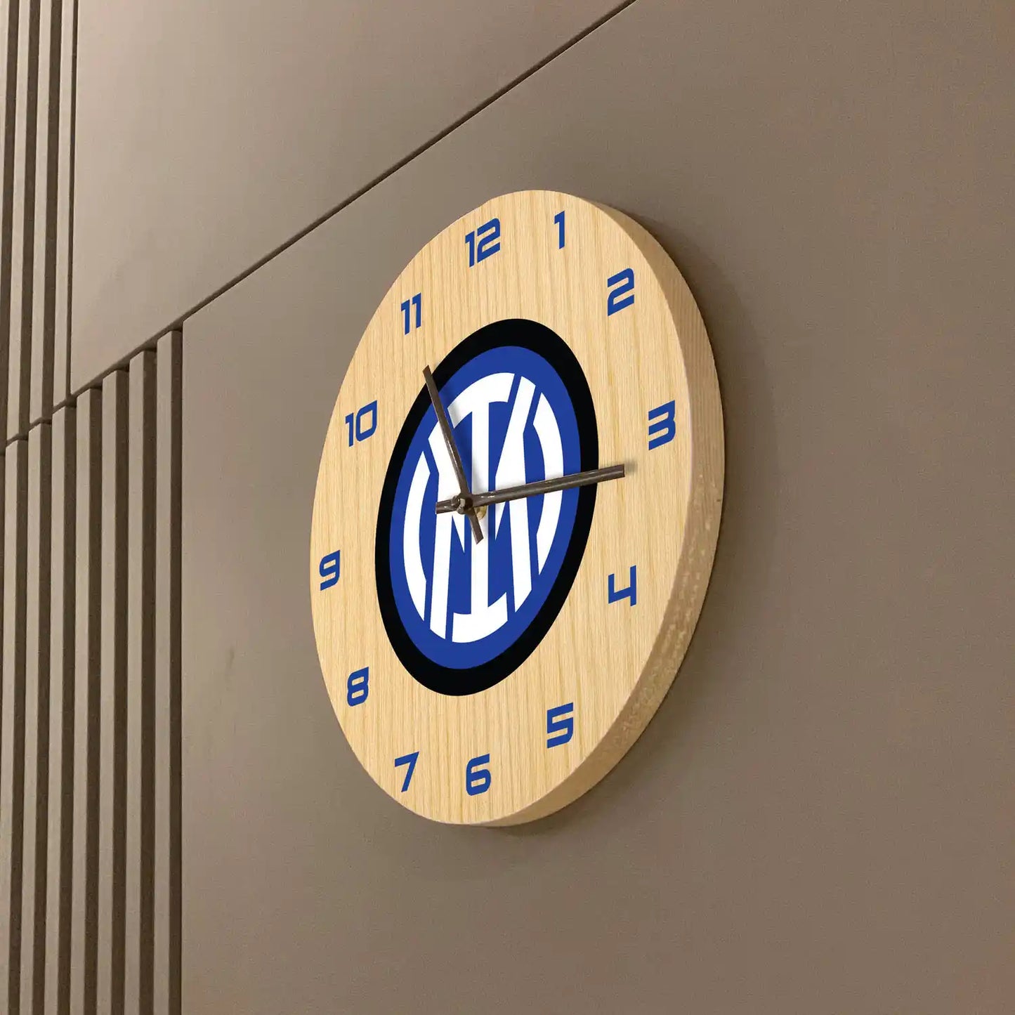 Inter Milan logo Wooden Clock