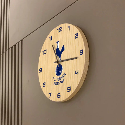 Tottenham Hotspur F.C. logo Wooden Clock