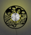 Bazinga Vinyl Wall Clock