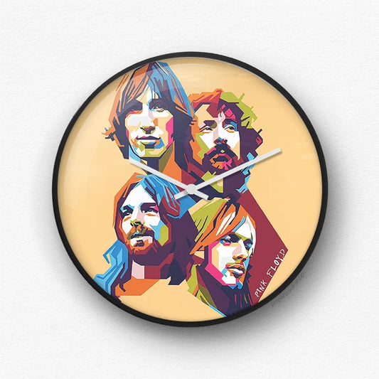 Pink Floyd Artists wall clock
