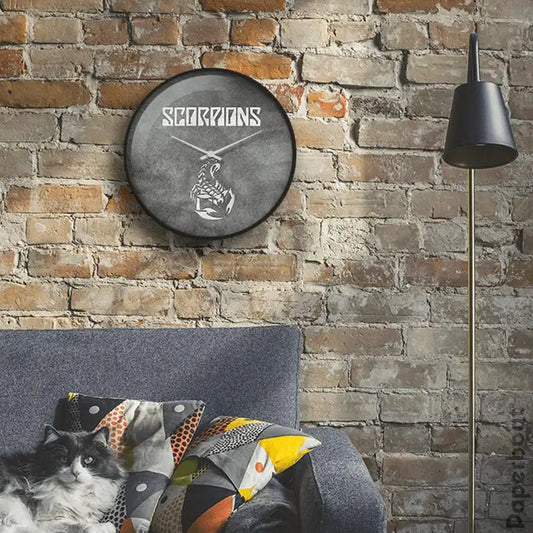 Scorpions wall clock