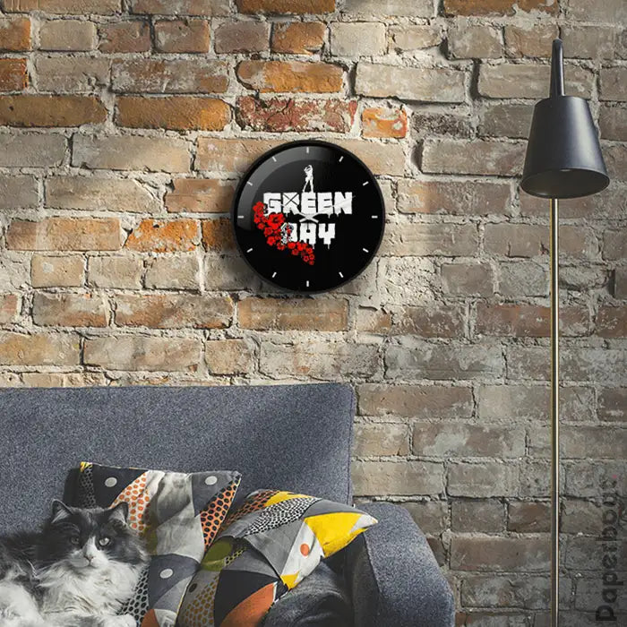 Green Day Wall Clock