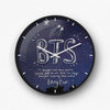 BTS sketch Wall Clock