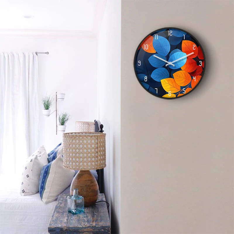 Vibrant Tropical Jungle Wall Clock