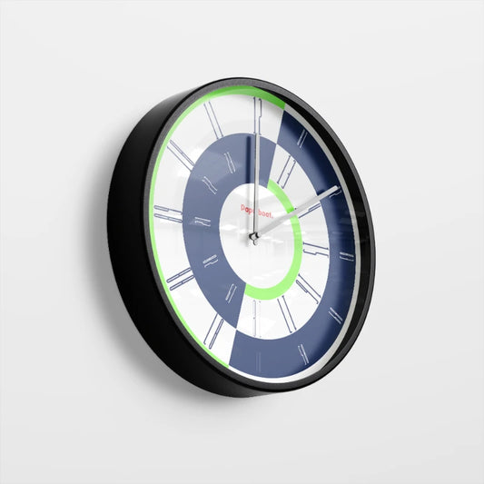 24 Hours Day & Night Dial Dark wall clock