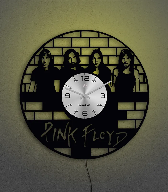 Pink Floyd Vinyl Wall Clock