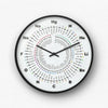 Circular Spiral Periodic Table Elements Wall Clock