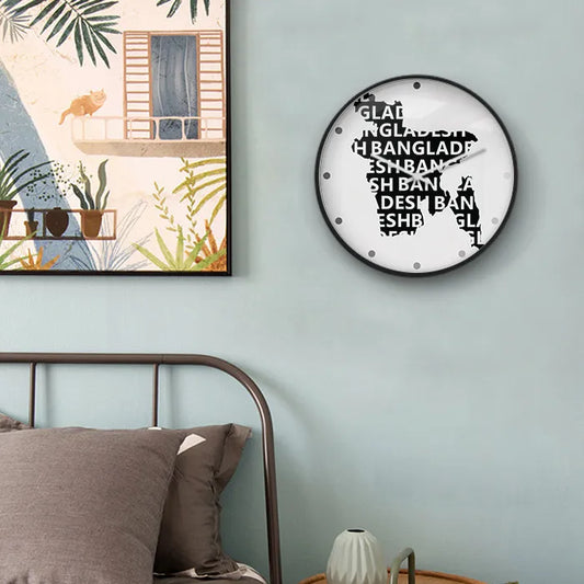 Bangladeshi Map wall clock