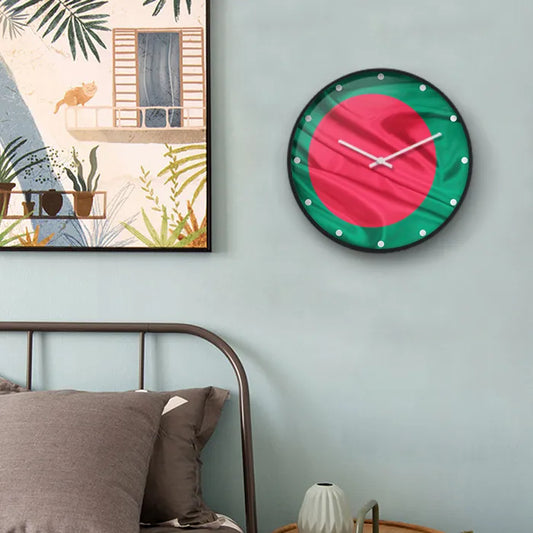 Bangladeshi Flag wall clock