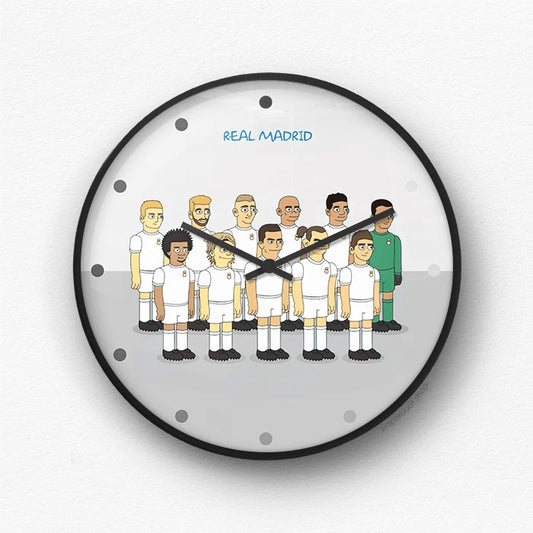 Real Madrid Cartoon wall clock