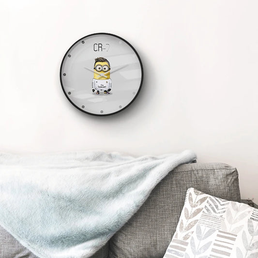 CR7 Minion wall clock