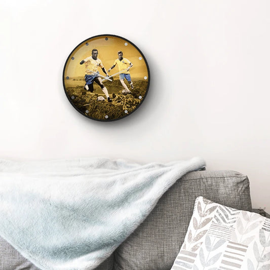 Brazil legends wall clock
