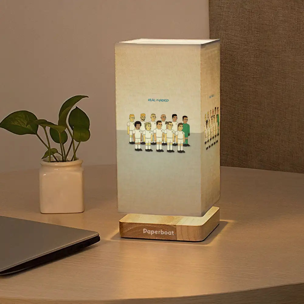 Real Madrid Cartoon Table Lamp