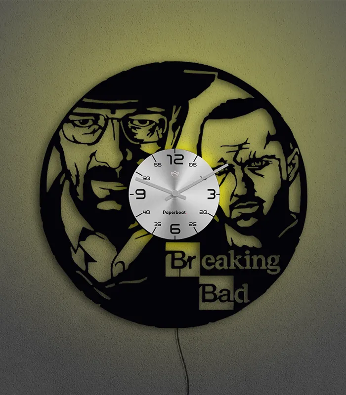 Breaking Bad Vinyl Wall Clock
