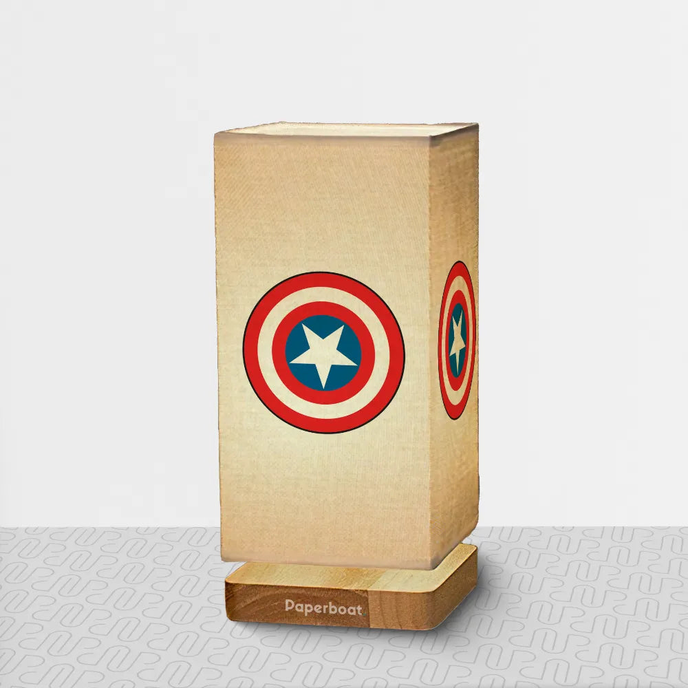 Captain America Shield Table Lamp