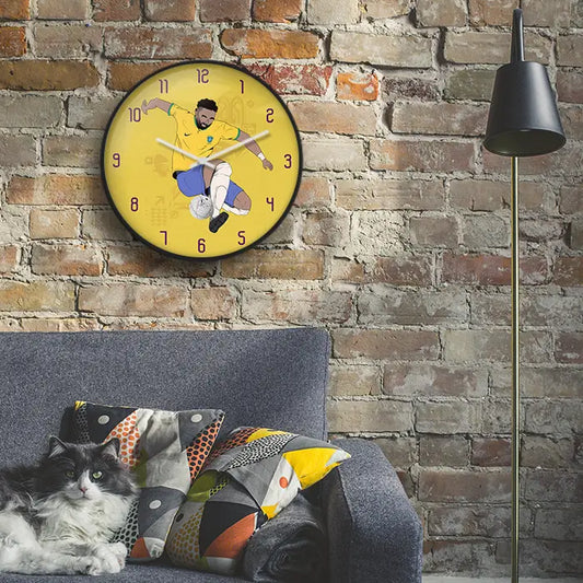 Brazil themed FIFA World Cup 2022 Wall Clock