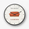 Friends couch Wall Clock