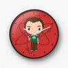 The Big Bang Theory red Wall Clock