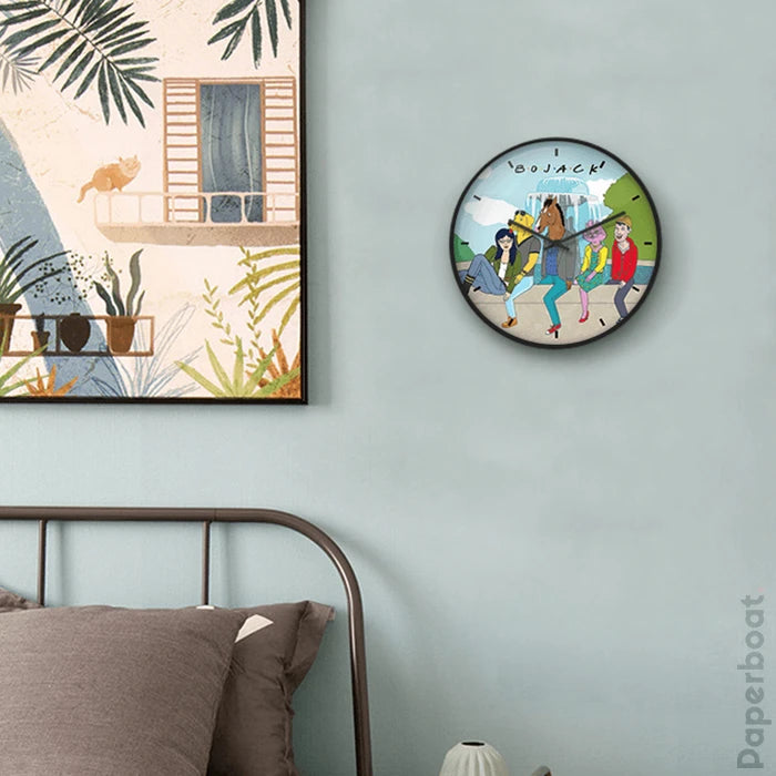 Bojack Horseman Wall Clock