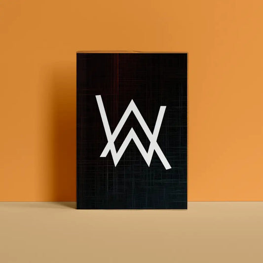 Alan Walker white Notebook