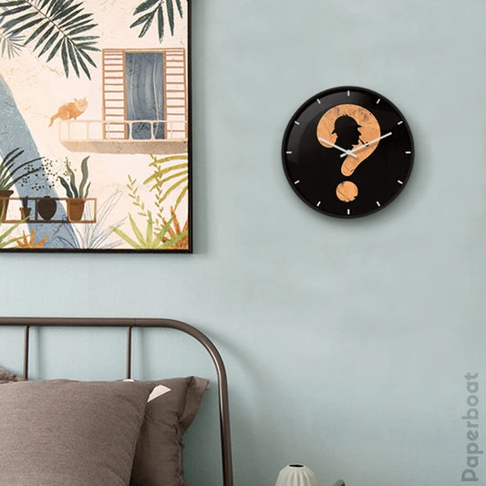 Sherlock Question Wall Clock