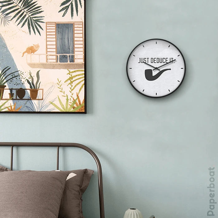 (Just Deduce It) Sherlock Wall Clock