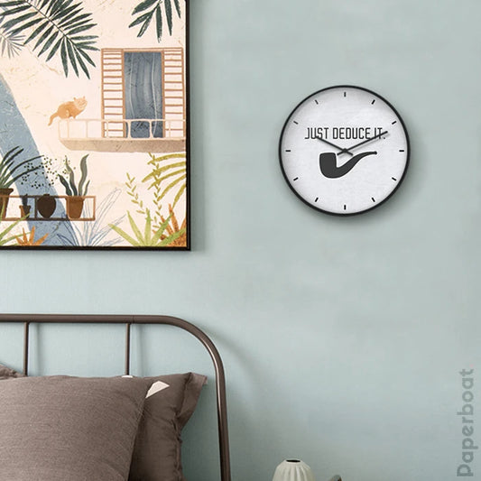 (Just Deduce It) Sherlock Wall Clock