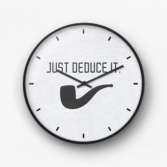 (Just Deduce It) Sherlock Wall Clock