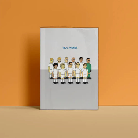Real Madrid Cartoon Notebook
