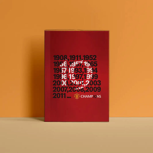 Manchester United Champions Notebook