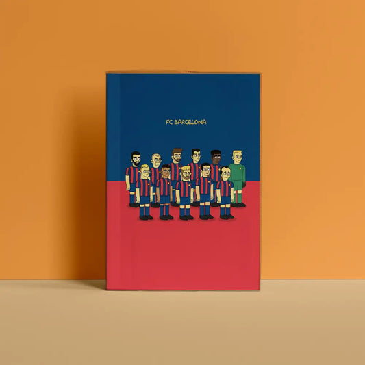 Barcelona Cartoon legends Notebook