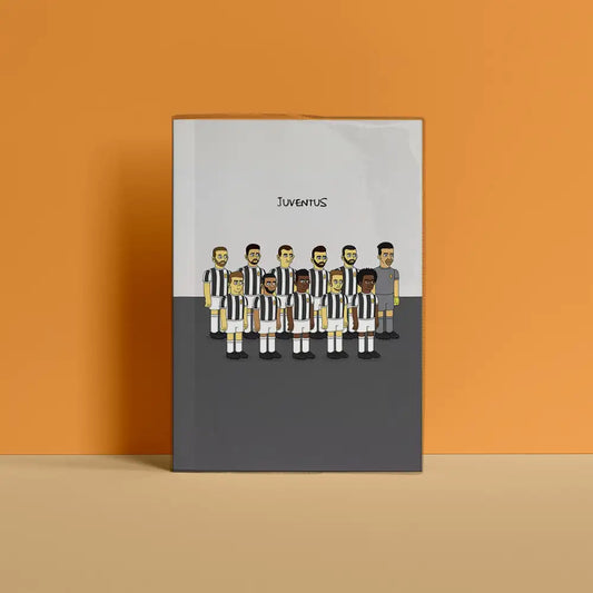 Juventus Cartoon Notebook