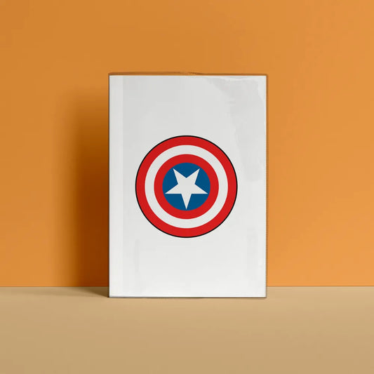 Captain America Shield Notebook