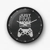 Just Five More Minutes Wall Clock