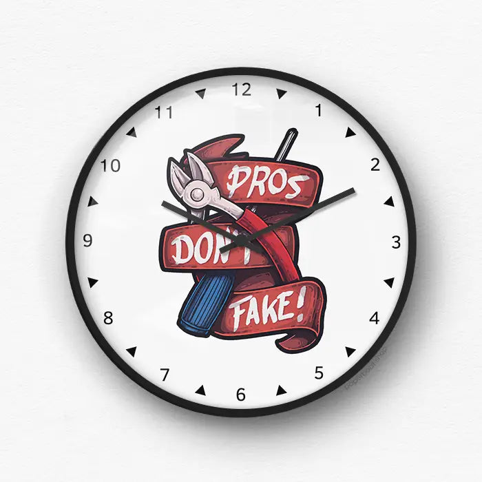 Pros Don't Fake Wall Clock