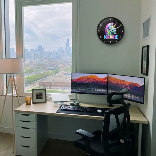Fortnite logo Wall Clock