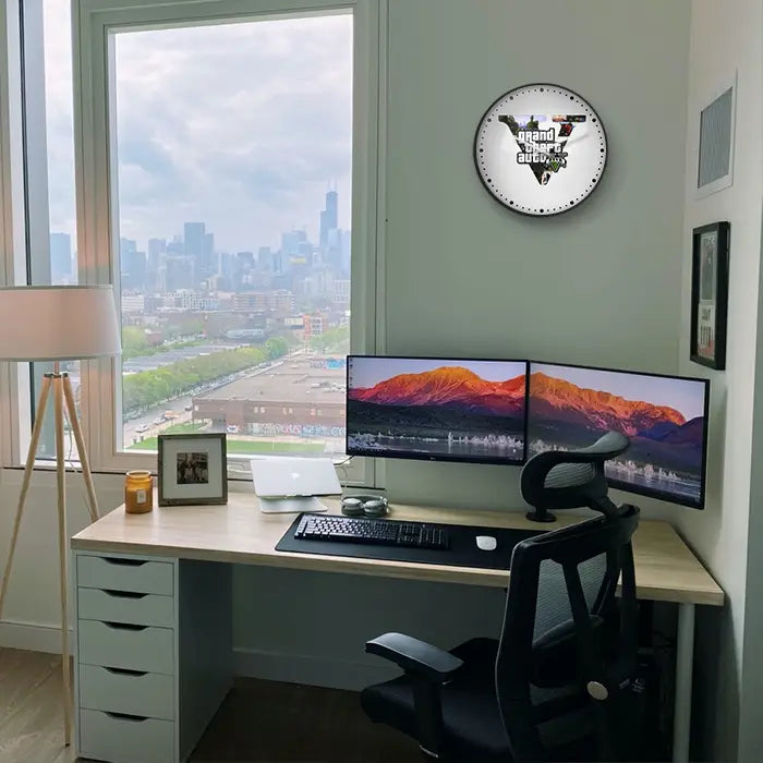 Grand Theft Auto V Wall Clock