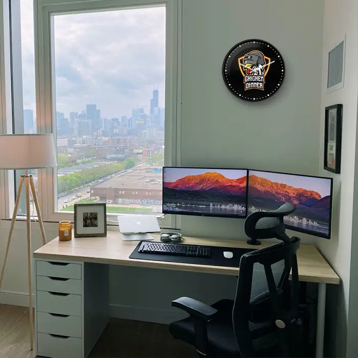 PUBG (Chicken Dinner) Wall Clock