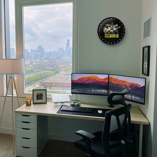 PUBG (born to loot) Wall Clock