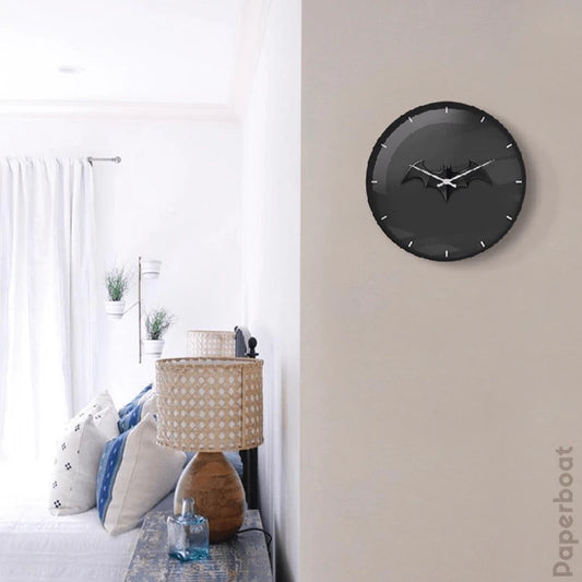 Batman Black Wall Clock