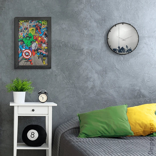 Marvel Characters Wall Clock
