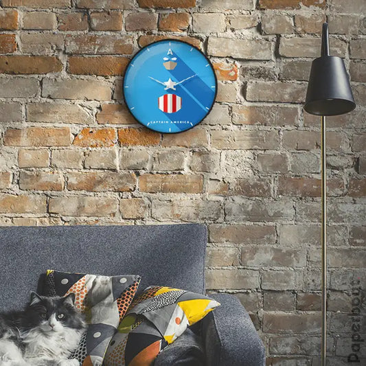 Captain America Wall Clock