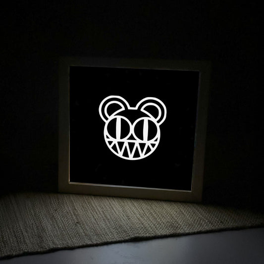 Radio Head white Flick Box