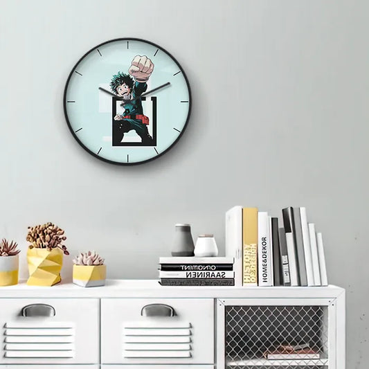 My Hero Academia White Wall Clock